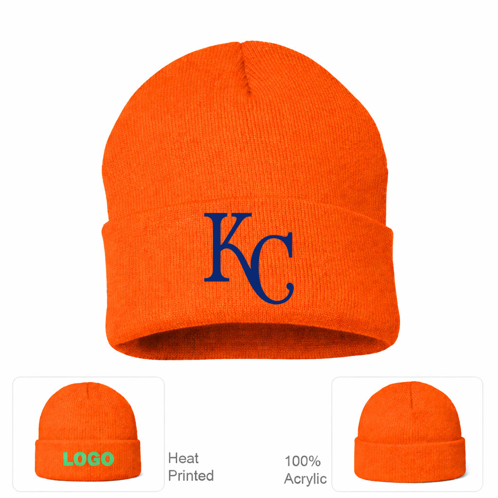 MLB Kansas City Royals Beanie Hat - Orange
