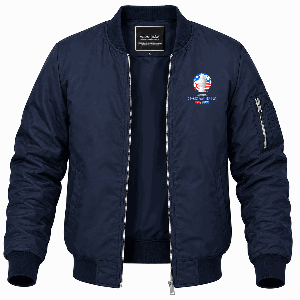 Men's Copa América 2024 logo Lightweight Bomber Jacket - Navy