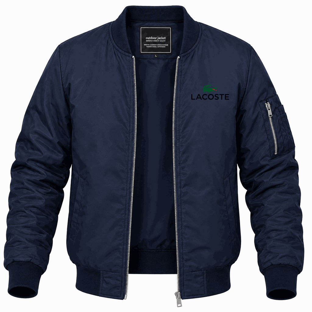 Men's Lacoste Lightweight Bomber Jacket - Navy