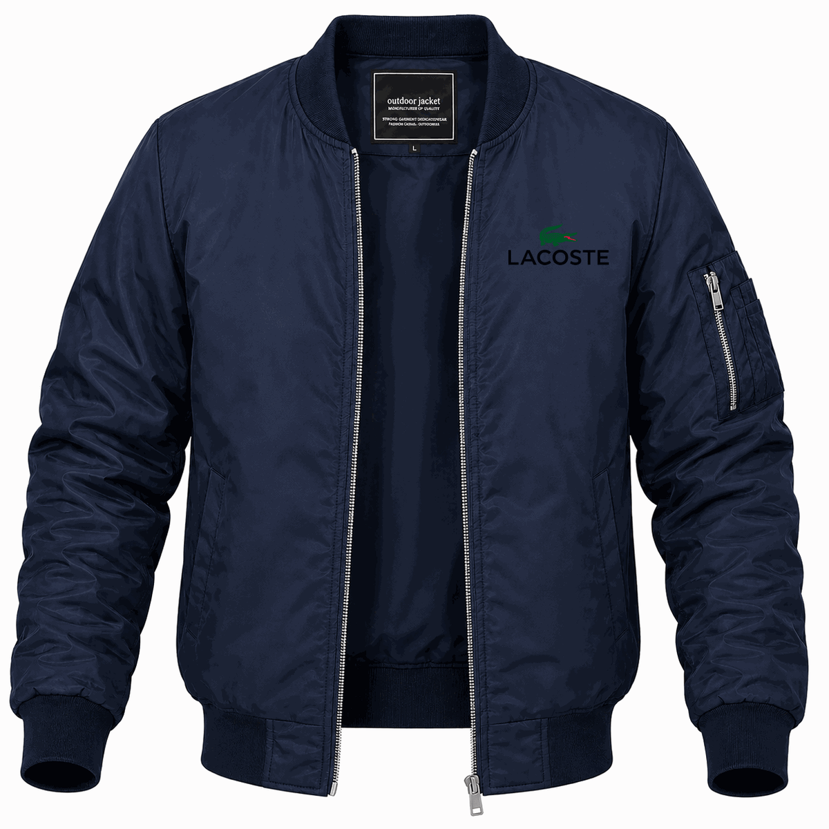Men's Lacoste Lightweight Bomber Jacket - Navy