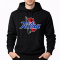 Men's Tulsa Golden Hurricane Pullover Hoodie - Black