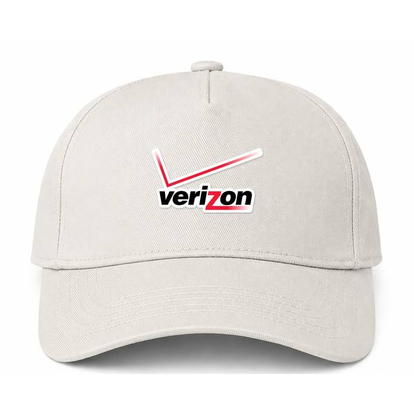 Verizon Wireless Logo Beige Dad Baseball Cap Hat
