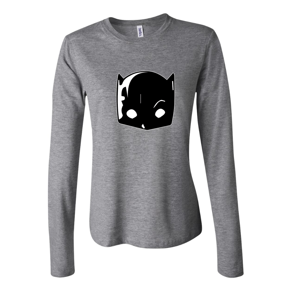 Women's Hellcat logo PNG4 Long Sleeve T-Shirt - Gray