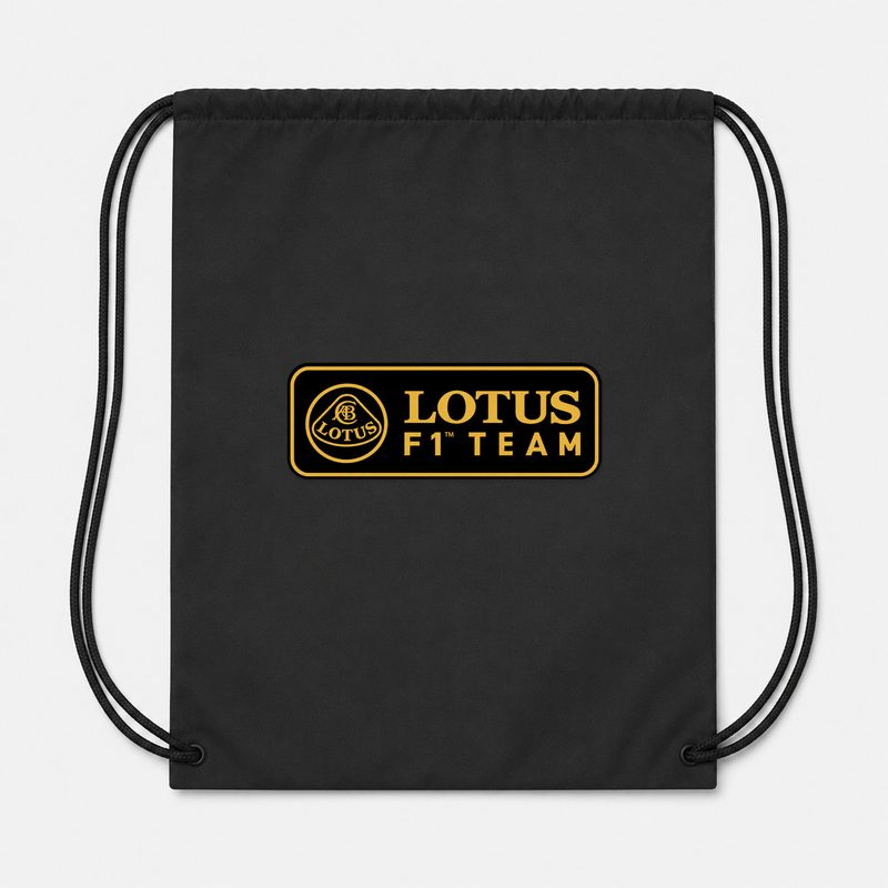 Lotus F1 Team Drawstring Bag - Black