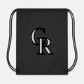 Colorado Rockies Drawstring Bag - Black