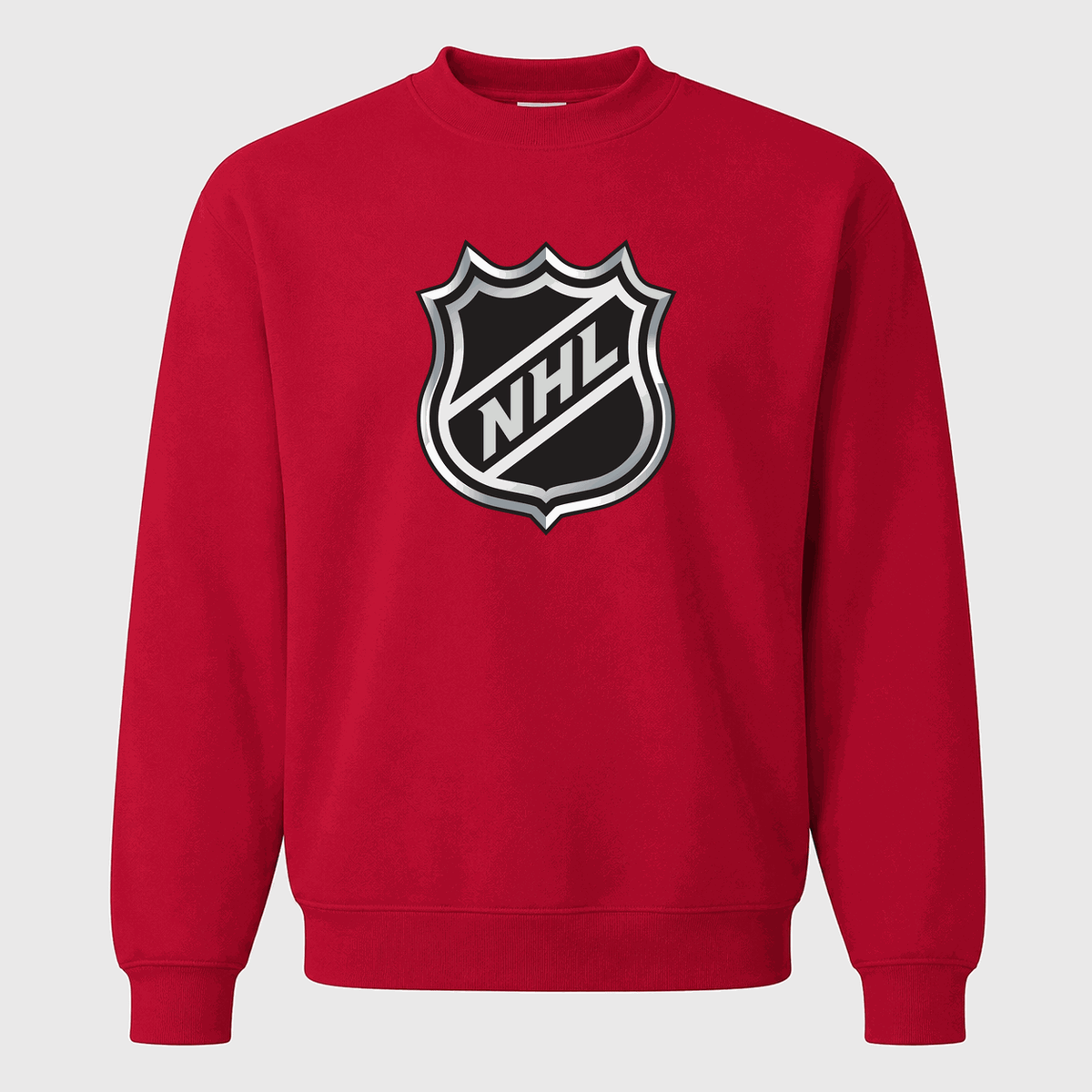 Men's NHL Shield Crewneck Sweatshirt - Red