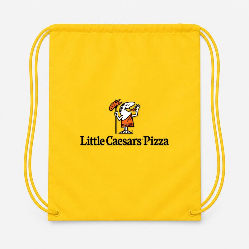 Little Caesars Drawstring Bag - Yellow