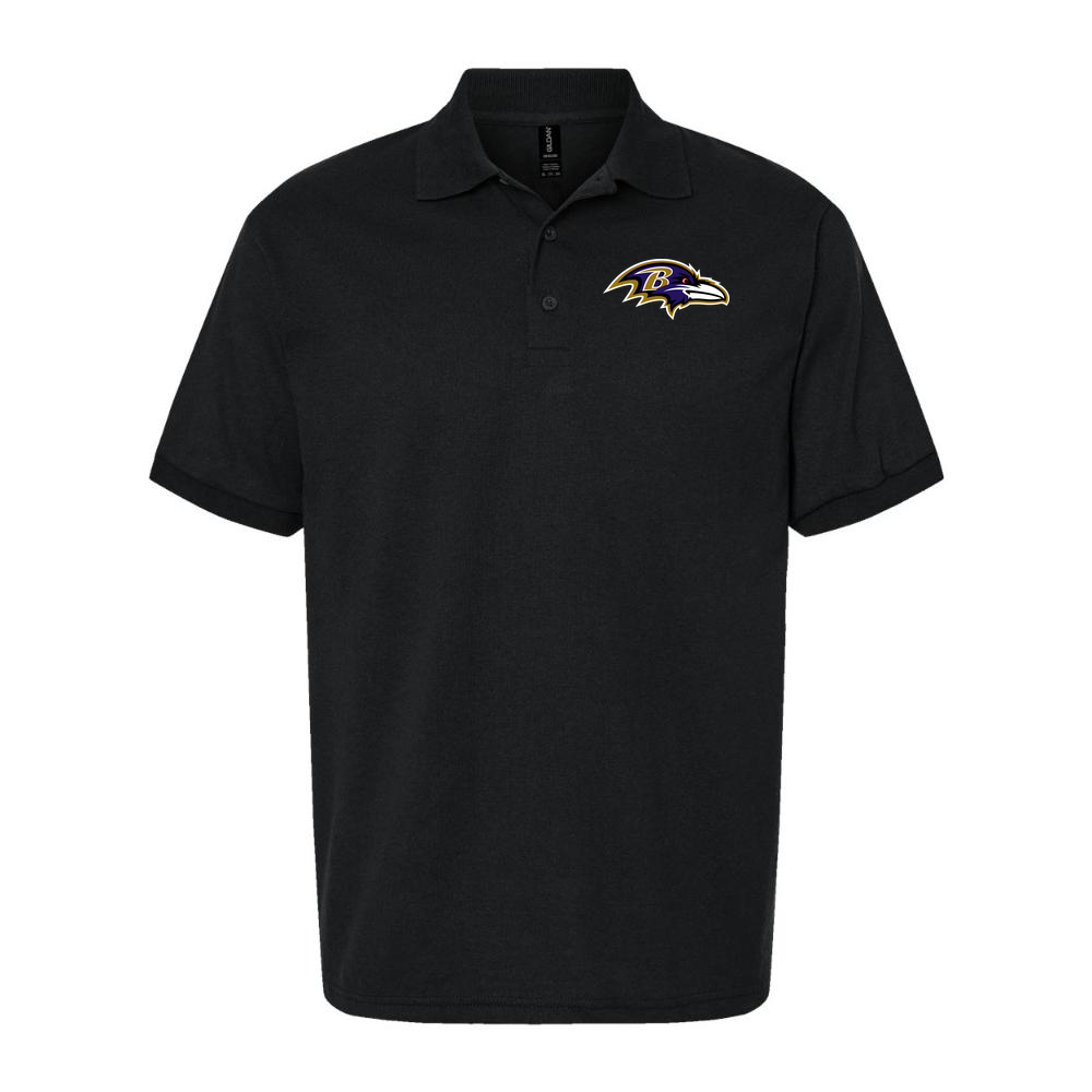 Men's Baltimore Ravens Dry Blend Polo - Black