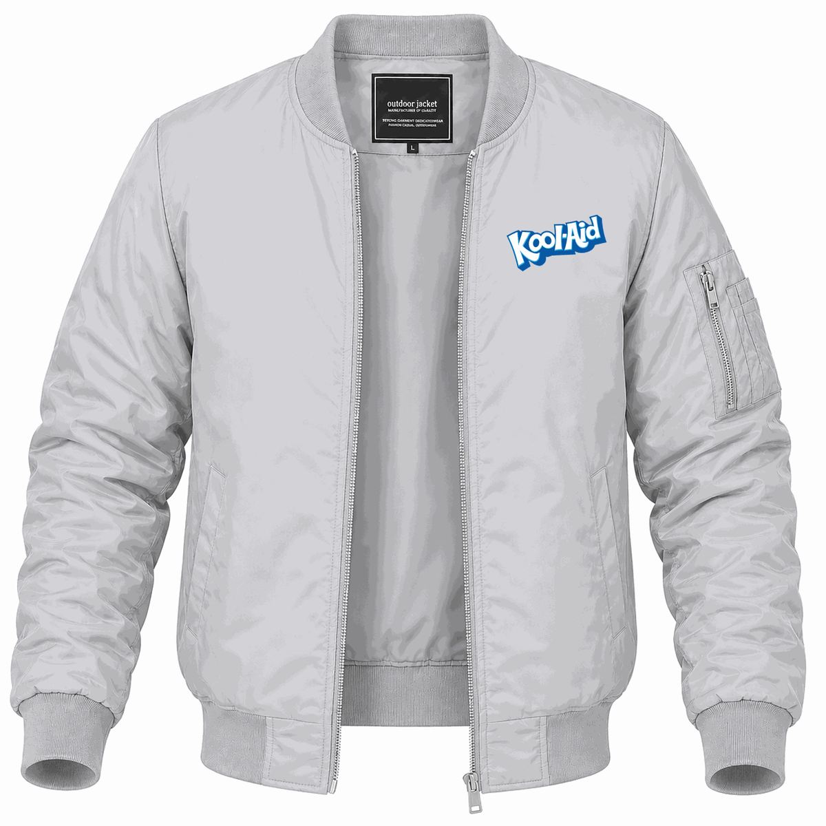 Men's Kool-Aid Lightweight Bomber Jacket - Gray