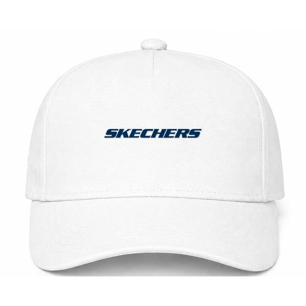 Skechers Logo White Dad Baseball Cap Hat