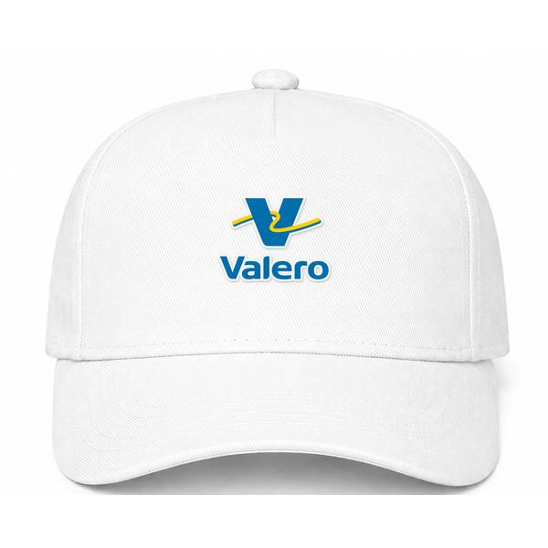 Valero Gas Station Logo White Dad Baseball Cap Hat
