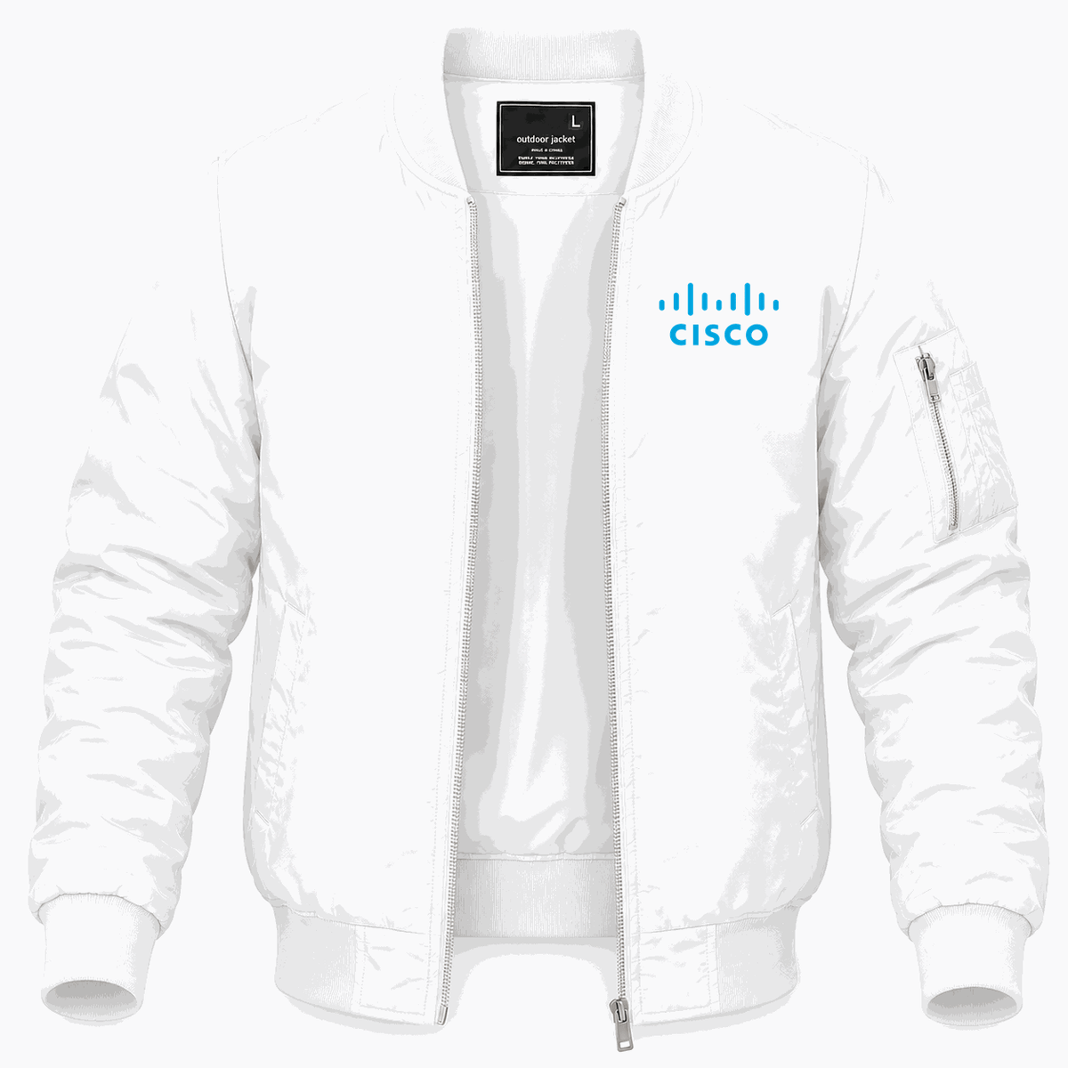 Men's Cisco Lightweight Bomber Jacket - White