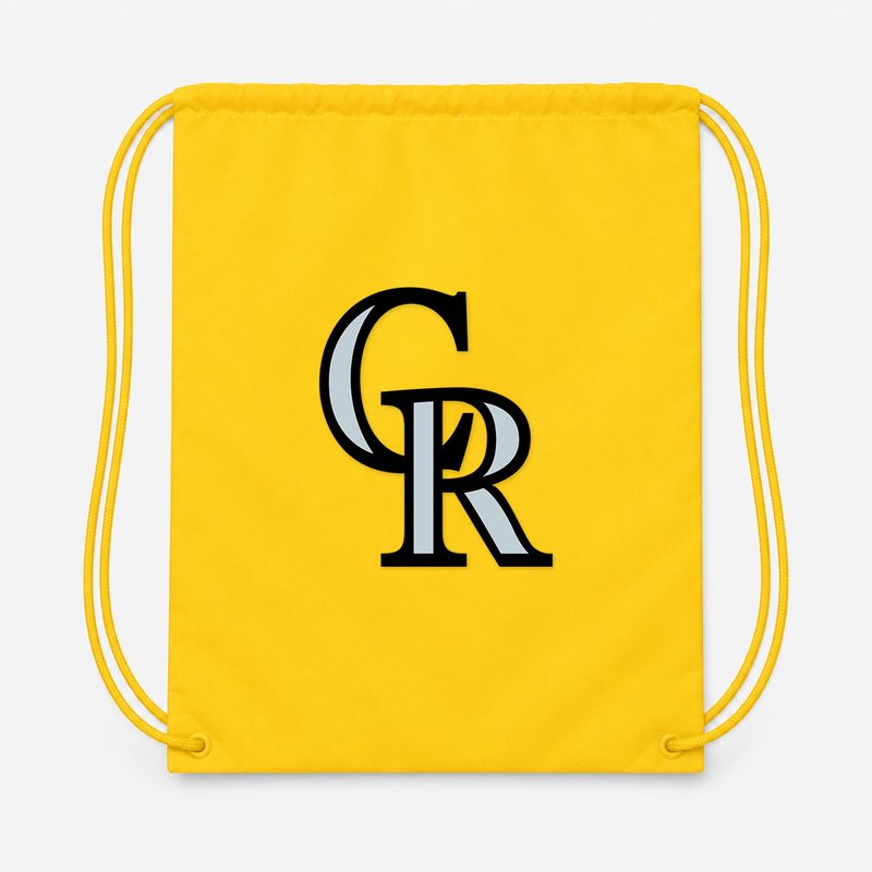 Colorado Rockies Drawstring Bag - Yellow