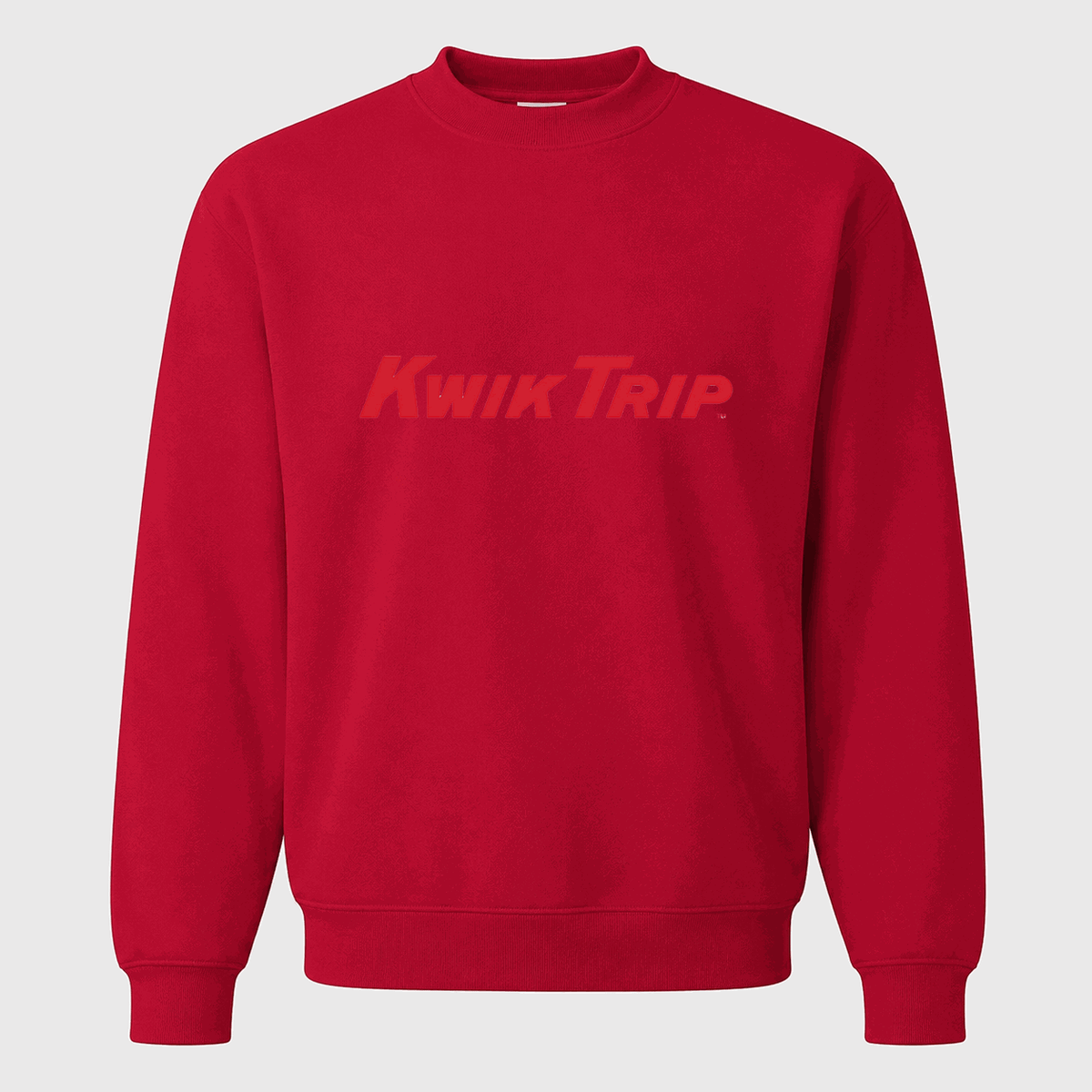 Men's Kwik Trip Crewneck Sweatshirt - Red
