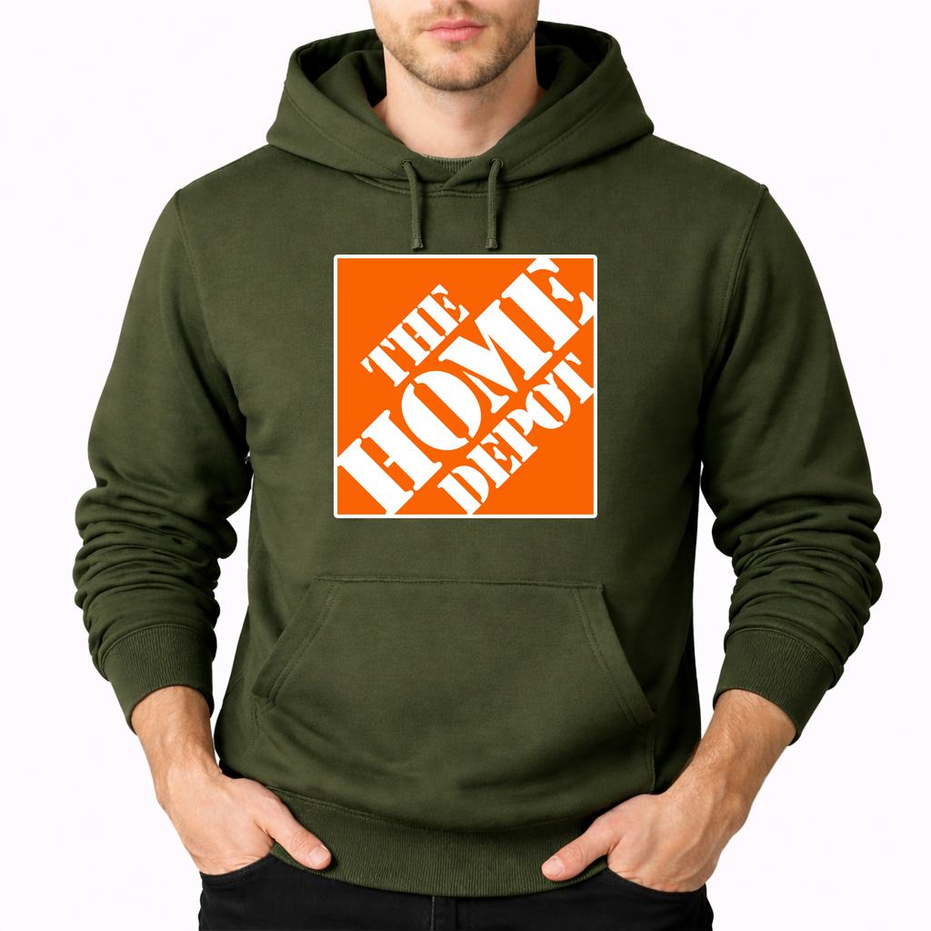 Men's The Home Depot Pullover Hoodie - Army Green
