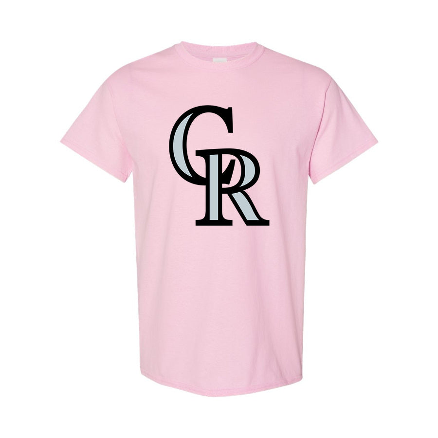 Men's Colorado Rockies Cotton T-Shirt - Pink