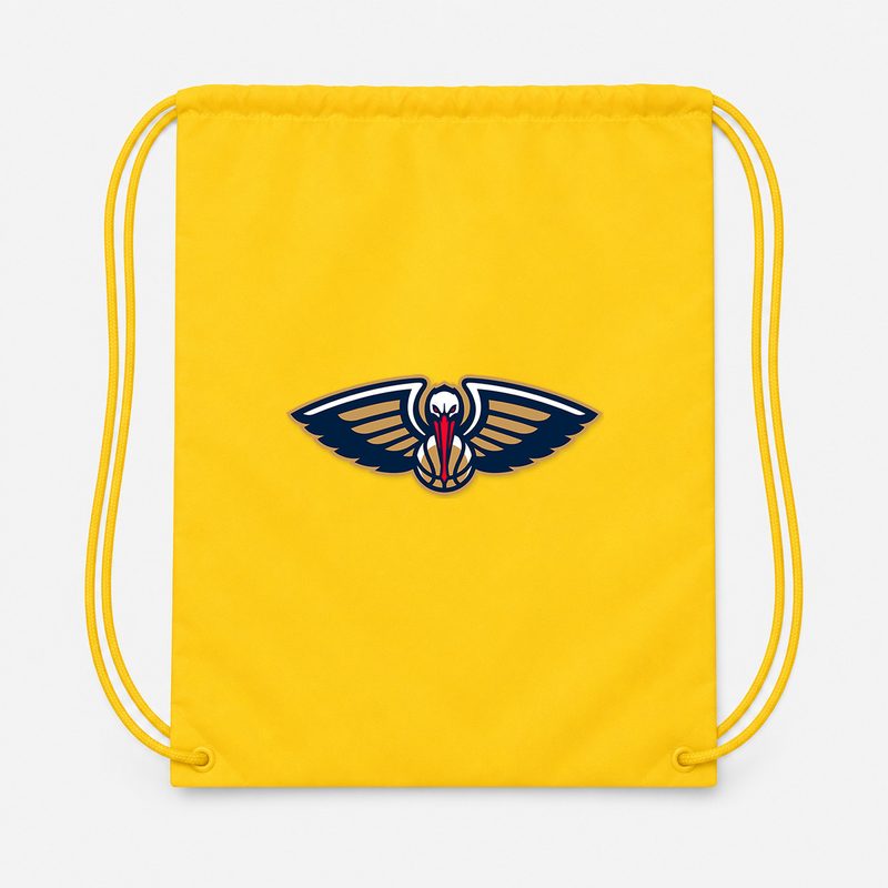 New Orleans Pelicans Drawstring Bag - Yellow