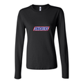 Women's Snickers Logo food 1536x864 Long Sleeve T-Shirt - Black