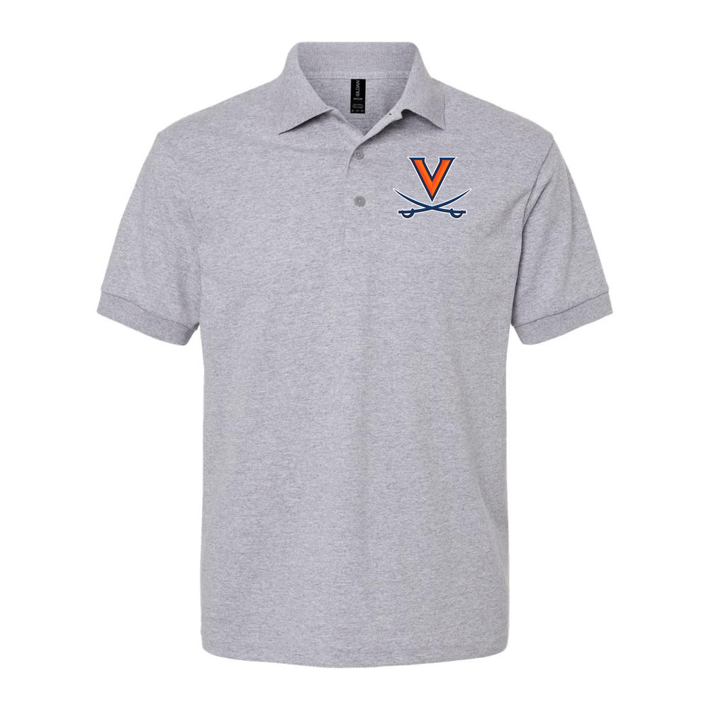 Men's Virginia Cavaliers Dry Blend Polo - Gray