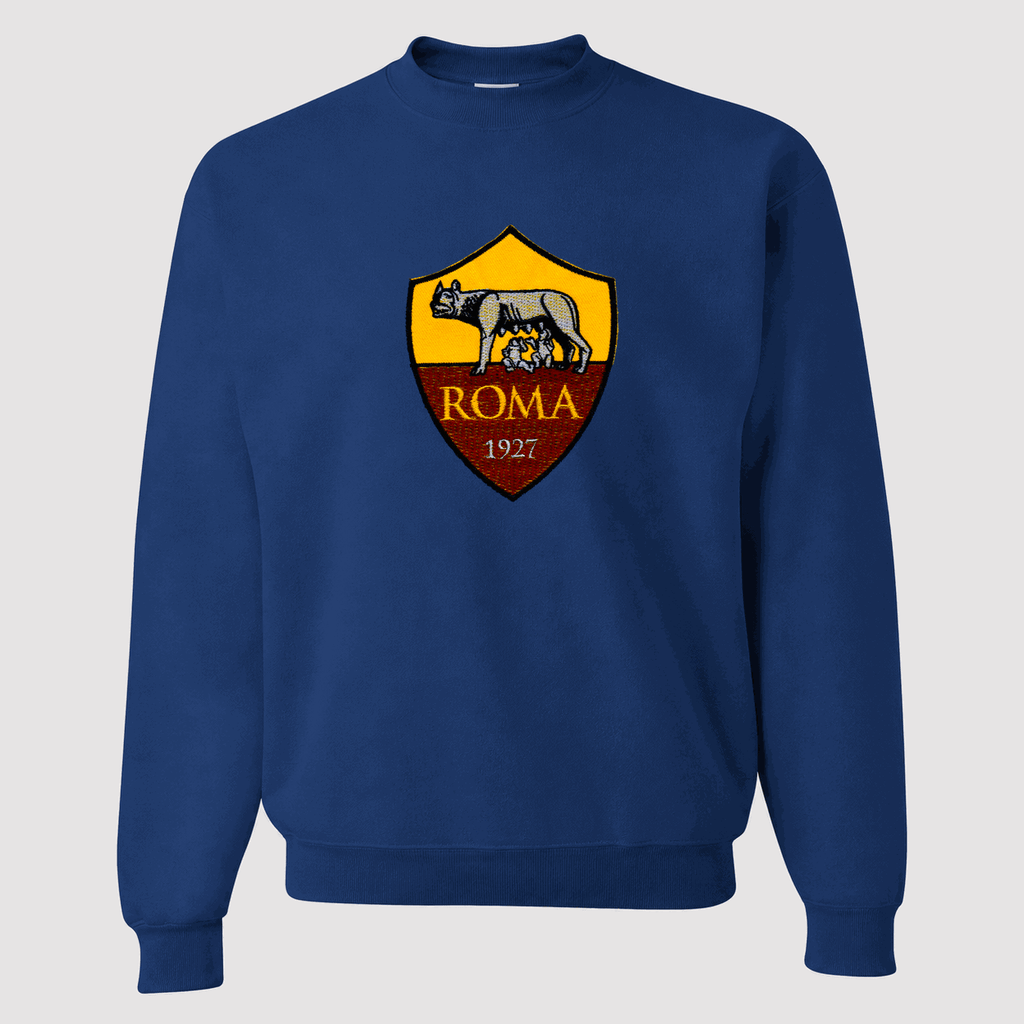 Men's AS Roma FC Crewneck Sweatshirt - Blue