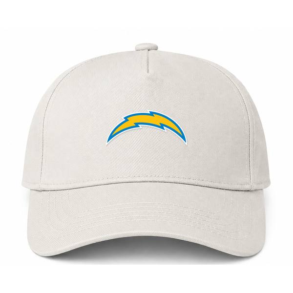 Los Angeles Chargers NFL Logo Beige Dad Baseball Cap Hat