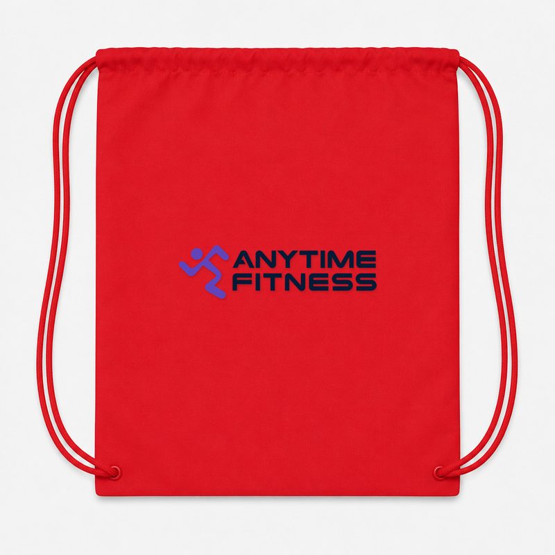 Anytime Fitness Drawstring Bag - Red