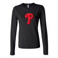 Women's Philadelphia Phillies Long Sleeve T-Shirt - Black