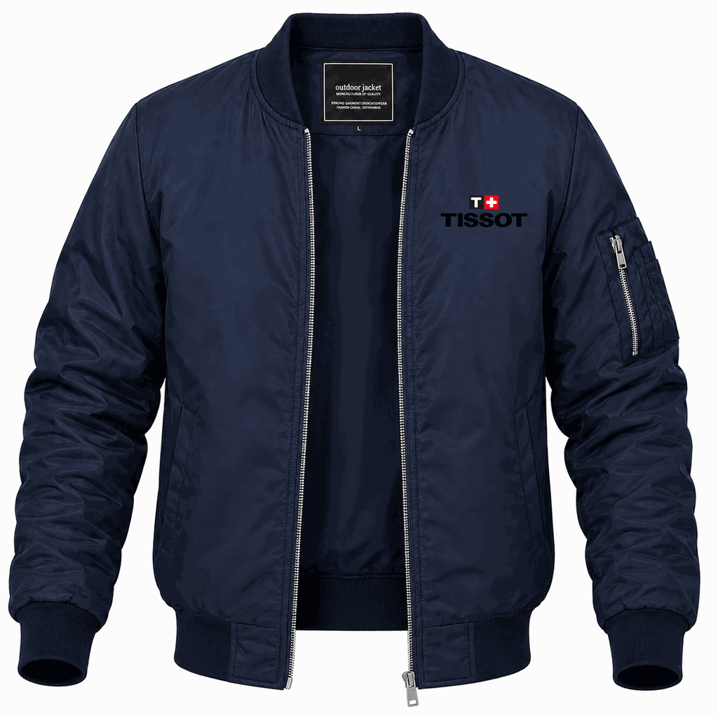 Men's Tissot Lightweight Bomber Jacket - Navy