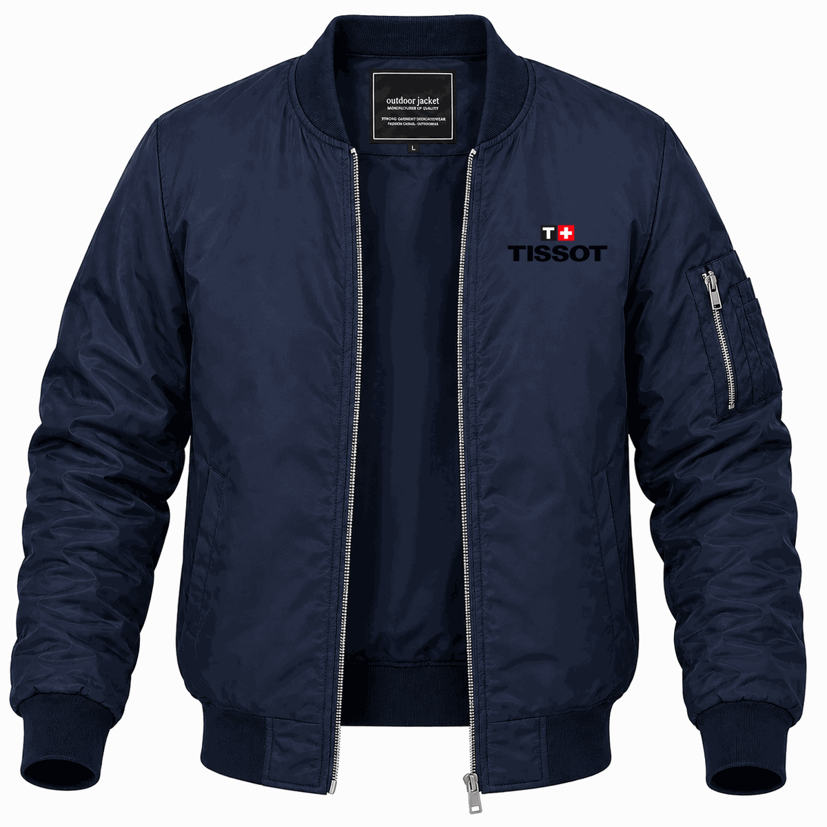 Men's Tissot Lightweight Bomber Jacket - Navy