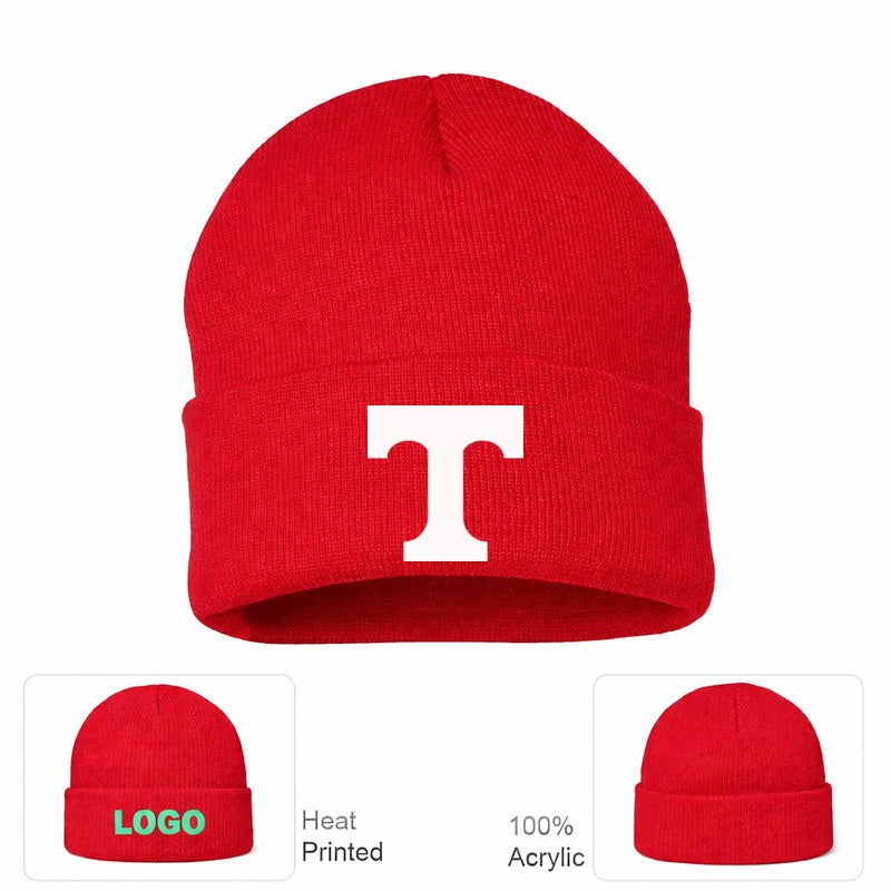 Tennessee Volunteers 2 Red Beanie Hat