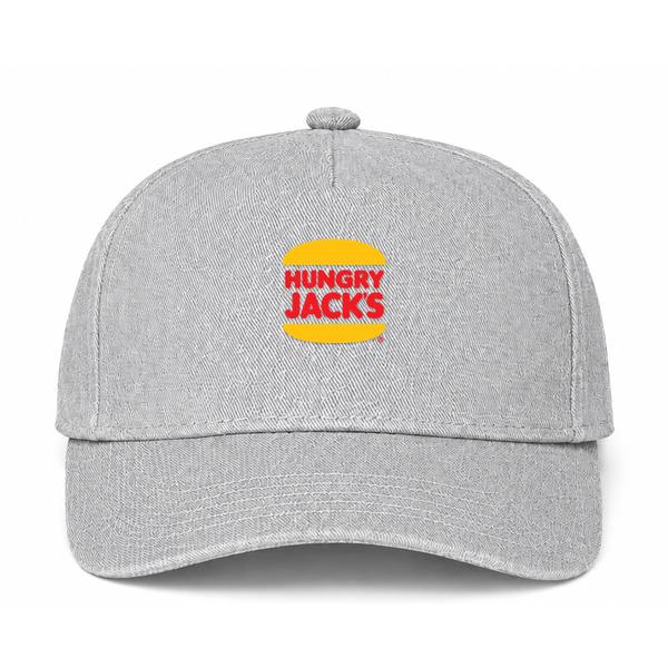 Hungry Jack's Logo Gray Dad Baseball Cap Hat