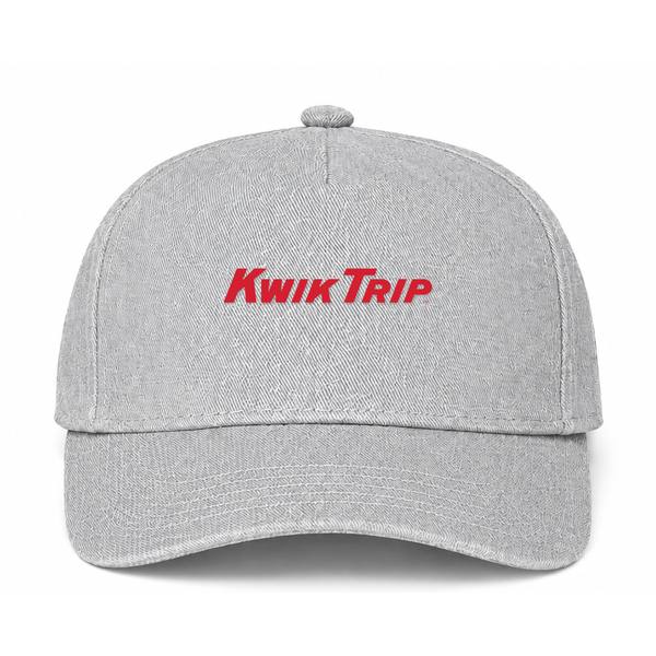 Kwik Trip Logo Gray Dad Baseball Cap Hat