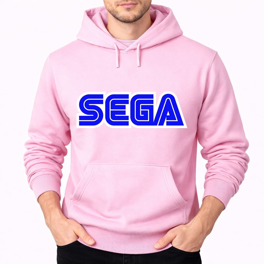 Men's SEGA Pullover Hoodie - Pink