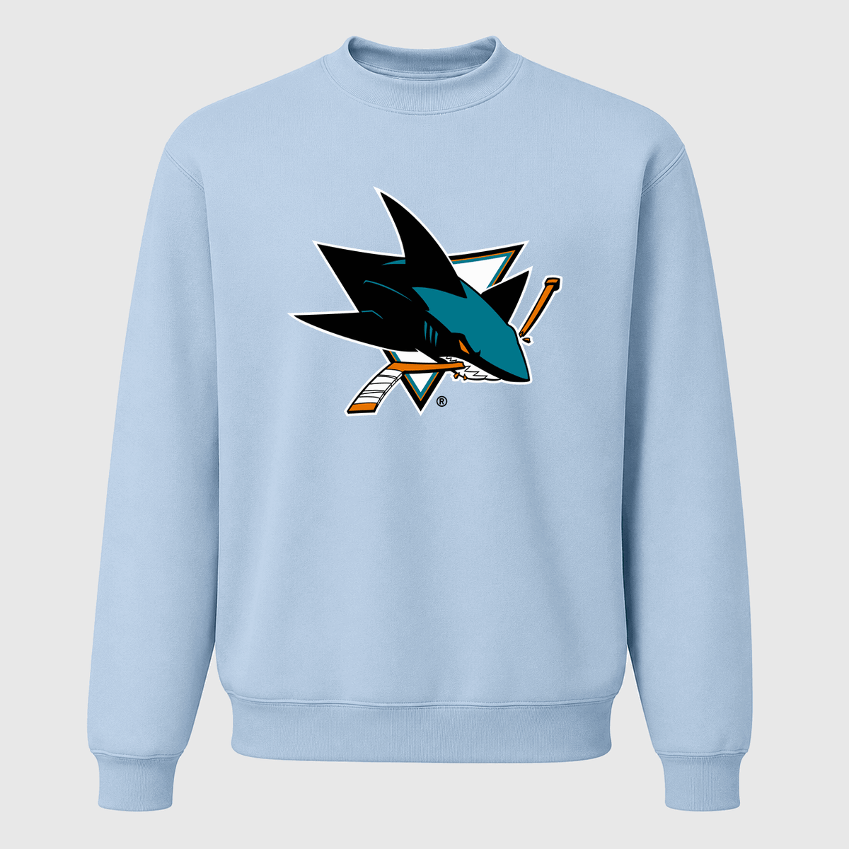 Men's San Jose Sharks Crewneck Sweatshirt - Sky Blue