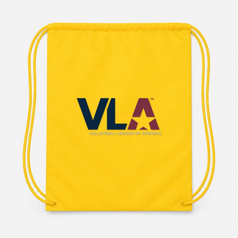 American Volleyball League Drawstring Bag - Yellow