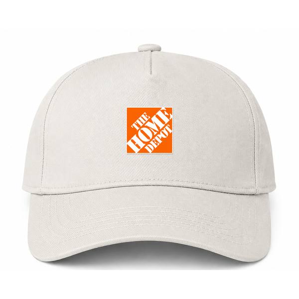 The Home Depot Logo Beige Dad Baseball Cap Hat