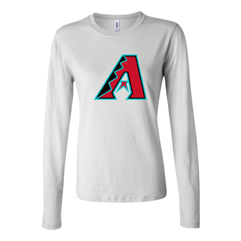 Women's Arizona Diamondbacks Long Sleeve T-Shirt - White