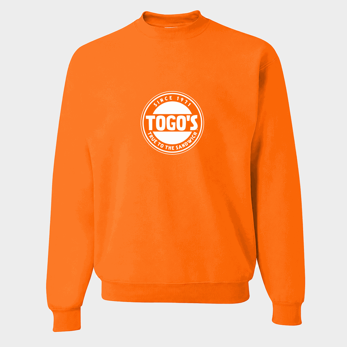 Men's Togo's Crewneck Sweatshirt - Orange