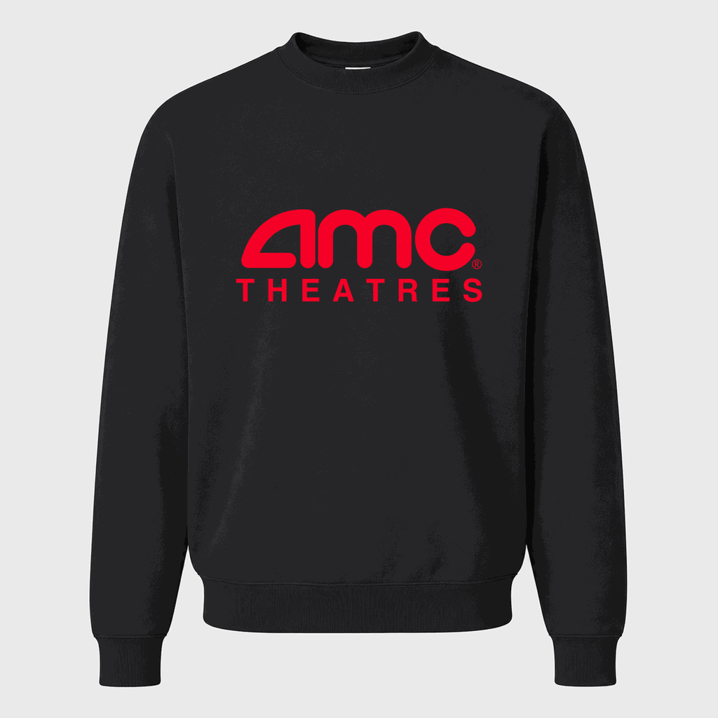 Men's AMC Theatres Crewneck Sweatshirt - Black