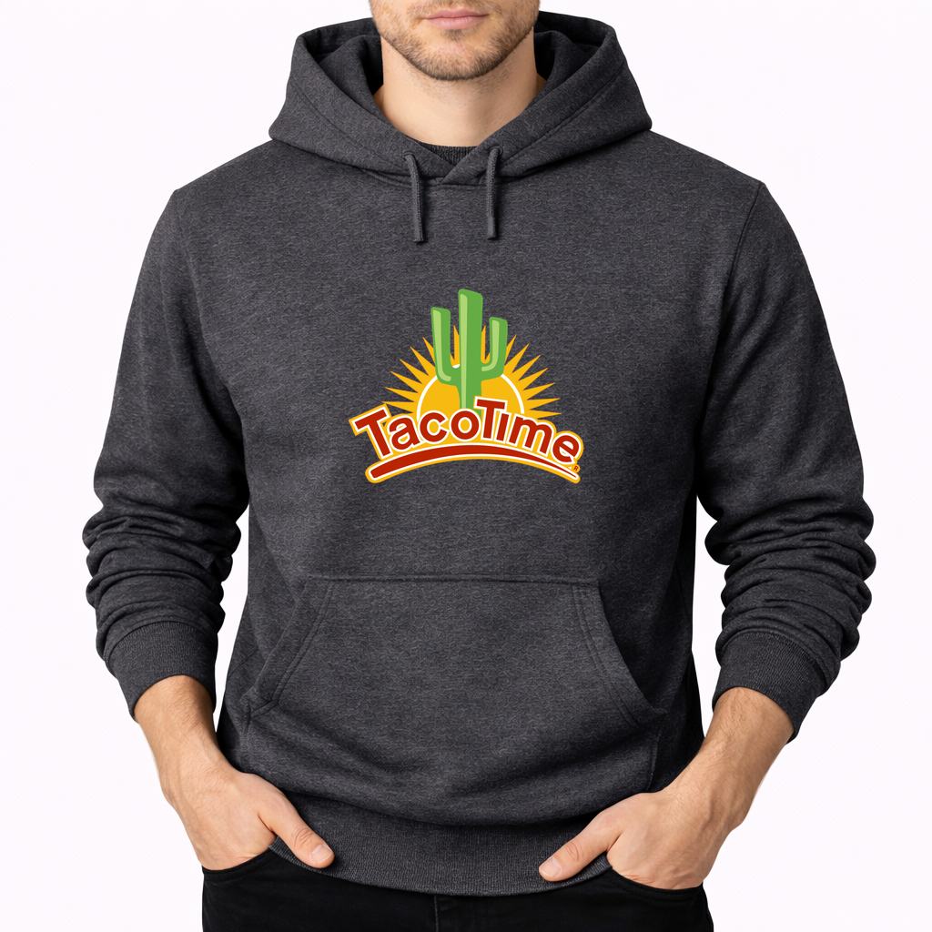 Men's Taco Time Pullover Hoodie - Charcoal