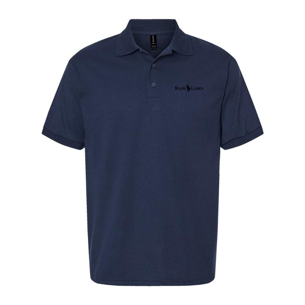 Men's Polo Ralph Lauren Black Dry Blend Polo - Navy