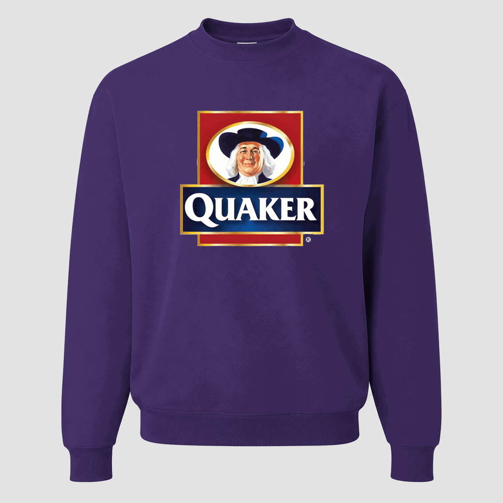 Men's Quaker Crewneck Sweatshirt - Purple