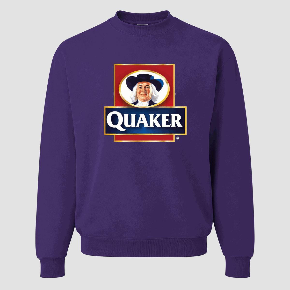 Men's Quaker Crewneck Sweatshirt - Purple