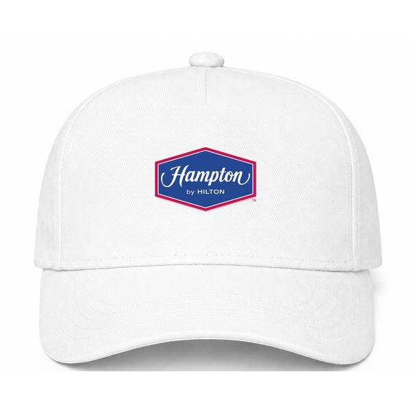 Hampton Inn Logo White Dad Baseball Cap Hat