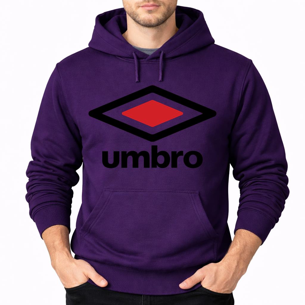 Men's Umbro Pullover Hoodie - Purple