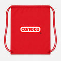 Conoco Drawstring Bag - Red