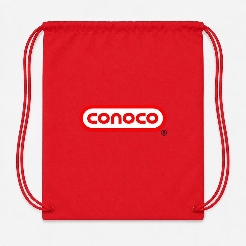 Conoco Drawstring Bag - Red