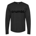 Men's Crumbl-Cookies-Logo-PNG-7 Long sleeves Cotton Blend T-Shirt - Black