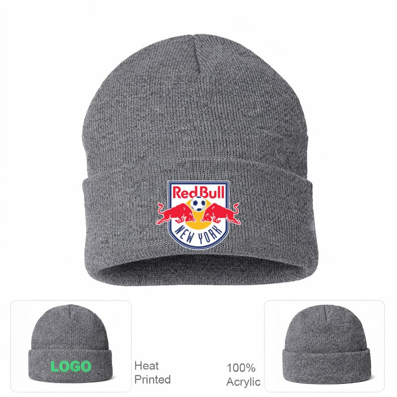New York Red Bulls Grey Beanie Hat