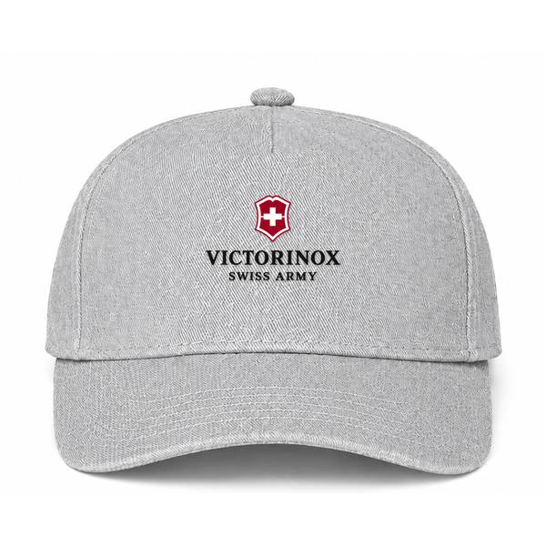 Victorinox Swiss Army Logo Gray Dad Baseball Cap Hat